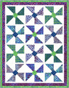 SALE Fabric Café Bold in Bloom Quilt PATTERN P016 - Fabric Café - Riley Blake - INSTRUCTIONS Only - Fat Quarter Friendly Multiple Sizes