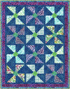 SALE Fabric Café Bold in Bloom Quilt PATTERN P016 - Fabric Café - Riley Blake - INSTRUCTIONS Only - Fat Quarter Friendly Multiple Sizes
