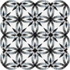 Expressions Batiks Achromatic Wedding Star Quilt No Box Kit KTBT-1006 - Quiltworx - Riley Blake Designs - Quilting Cotton Fabric