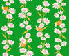DEAL Carousel Daisy RS0098 Verdant - Moda Fabrics - Daisy Chain Floral Flowers Snails Retro - Ru- Star Society - Quilting Cotton Fabric