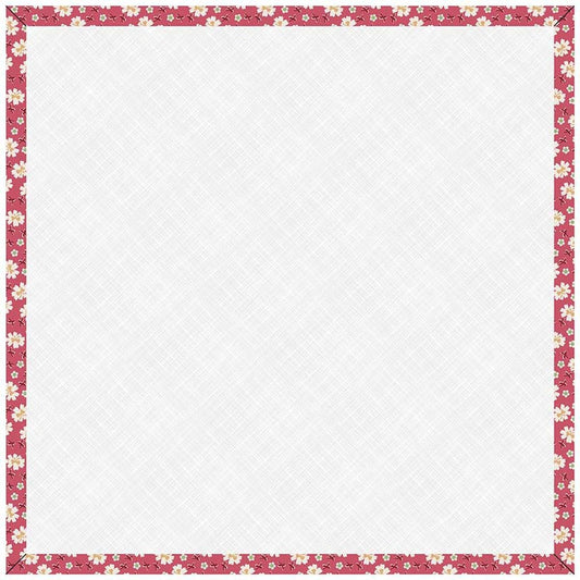 Lori Holt 14" Design Board Farmer's Daughter DB-46782 Tea Rose - Riley Blake Designs - Quilt Block Placement 14 Inches Square