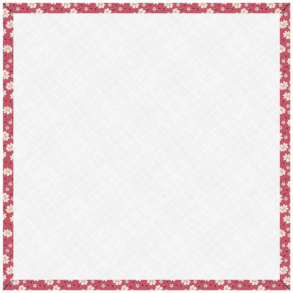 SALE Lori Holt 14" Design Board Farmer's Daughter DB-46782 Tea Rose - Riley Blake Designs - Quilt Block Placement 14 Inches Square