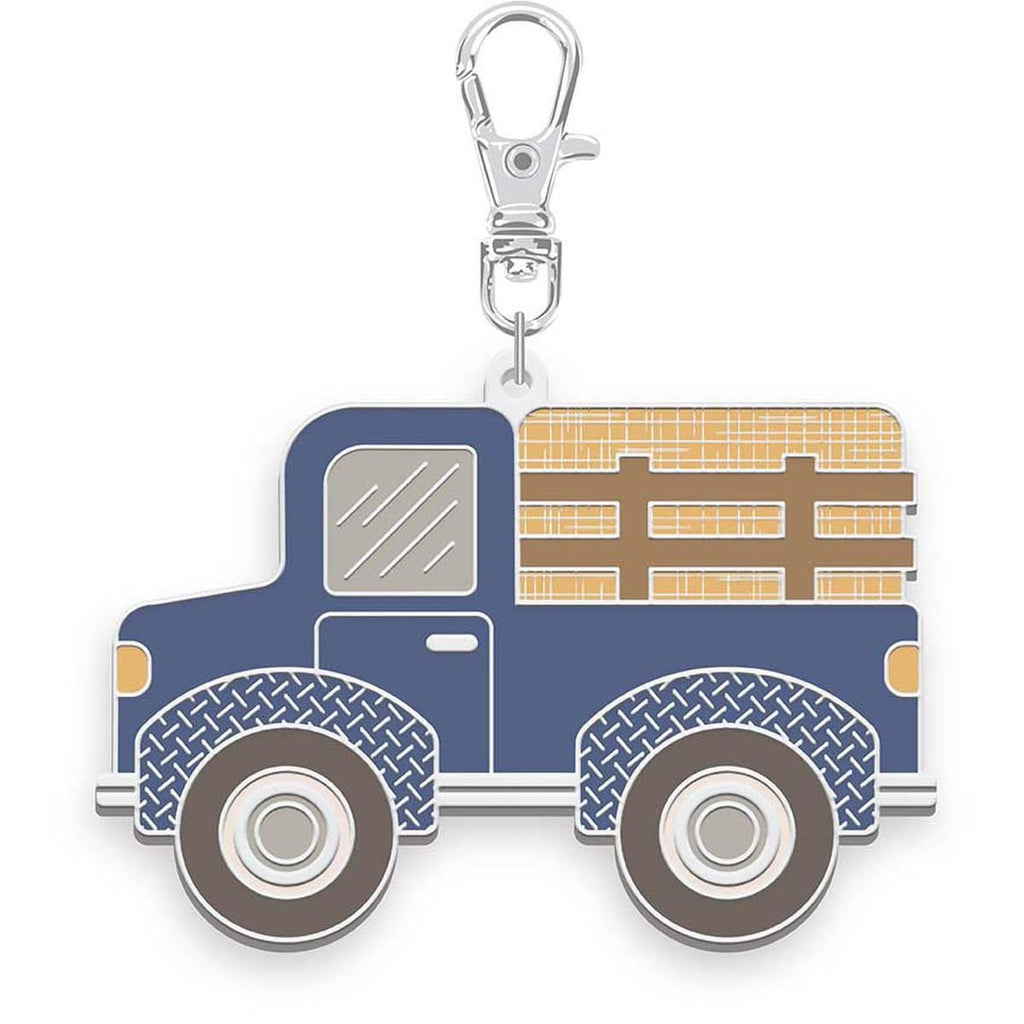 SALE Lori Holt Farmer's Daughter Enamel Happy Charm ST-46792 Haulin' Hay Truck - Riley Blake Designs - Farm Truck