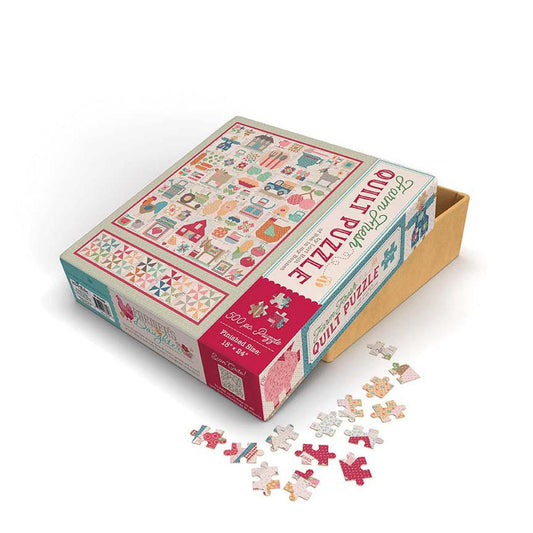 Farmer's Daughter Fresh Quilt Puzzle - ST-46801 - Riley Blake 500-Piece Puzzle