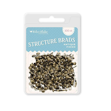SALE Structure Brads Antique ST-42729 - Riley Blake Designs - The RBD Designers - Antique Finish Projects 3D