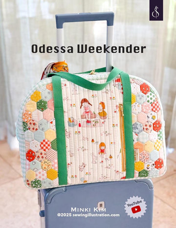 SALE Minki Kim Odessa Weekender Project Quilt PATTERN P178-SIBP18 - Riley Blake Designs - INSTRUCTIONS Only - Beginner Friendly