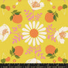 Juicy Retro Fruit RS0085 Golden Hour - Moda Fabrics - Poppy Garden Floral Flower - Quilting Cotton Fabric