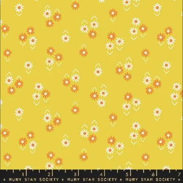 Juicy Small Floral RS0092 Golden Hour - Moda Fabrics - Novelty Flowers - Quilting Cotton Fabric