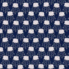 18" End of Bolt Piece CLEARANCE Nautilus Dancing Jellyfish CX10400 Navy Michael Miller Fabrics Children's Ocean Sea Blue Quilting Cotton