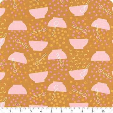 SALE Egg & Friends Flying Cereal RS3091 Honey - Moda Fabrics - Geometric - Ru- Star Society - Quilting Cotton Fabric