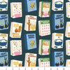 Egg & Friends Breakfast RS3106 Galaxy - Moda Fabrics - Cereal Boxes - Ru- Star Society - Quilting Cotton Fabric