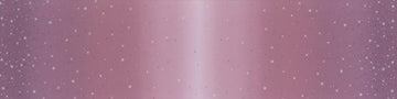 SALE Ombre Fairy Dust METALLIC 10871 Mauve - Moda - Light to Darker Purple with Silver SPARKLE Stars - Quilting Cotton Fabric