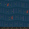 SALE Teddy & The Bears Music RS2105 Dark Teal - Moda Fabrics - Novelty Sheet Music - Quilting Cotton Fabric
