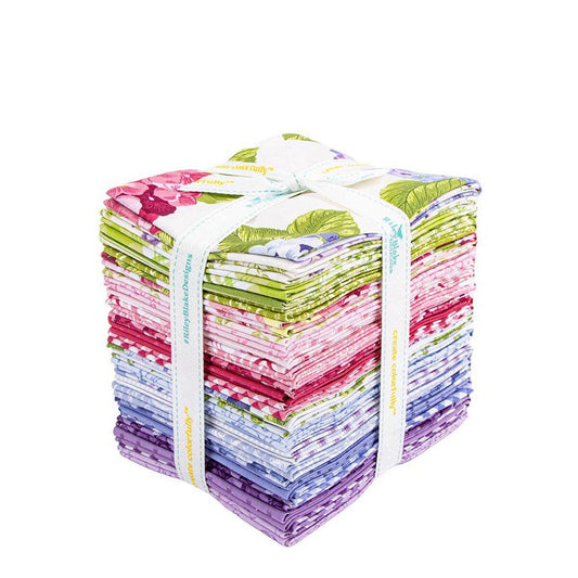 Hydrangeas in the Garden Fat Quarter Bundle FQ-16830-27 - Riley Blake - 27-piece Precut - Quilting Cotton