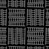 SALE Ladder Co. 1 Tall Ladder Black - Michael Miller Fabrics - Ladder Company One Ladders Geometric Children's - Quilting Cotton Fabric