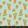 SALE Animal Animal Sloth RS5168 Minty - Moda Fabrics - Sloths Novelty Animals - Ru- Star Society - Cotton Fabric