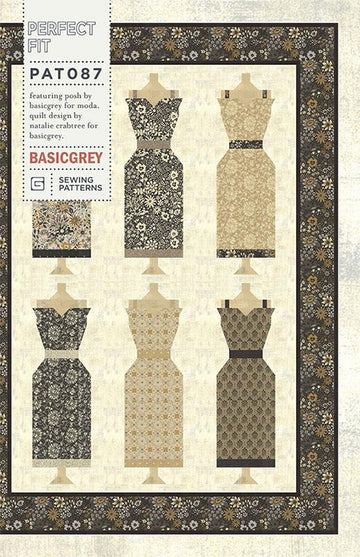 Perfect Fit Quilt Pattern BG-PAT087 - BasicGrey - Moda Fabrics - INSTRUCTIONS Only - Wall Hanging Quilt