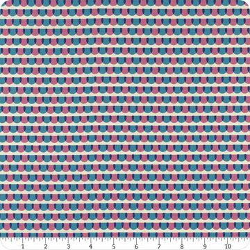 DEAL Animal Animal Tiles RS5167 Vintage Blue - Moda Fabrics - Tiles Scalloped Fish Scales - Ru- Star Society - Cotton Fabric