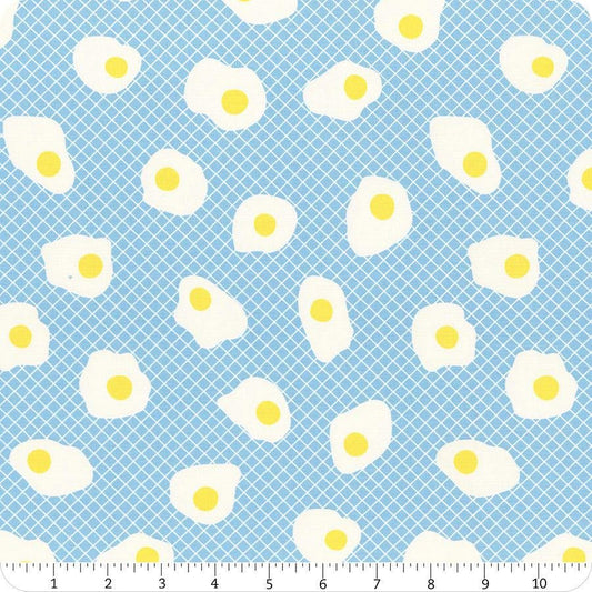 Egg & Friends Fried Eggs RS3090 Altitude - Moda Fabrics - Breakfast - Ru- Star Society - Quilting Cotton Fabric