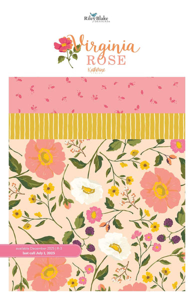 SALE Virginia Rose Fat Quarter Bundle 21 pieces FQ-17320-21 - Riley Blake Designs - Pre cut Precut - Quilting Cotton Fabric