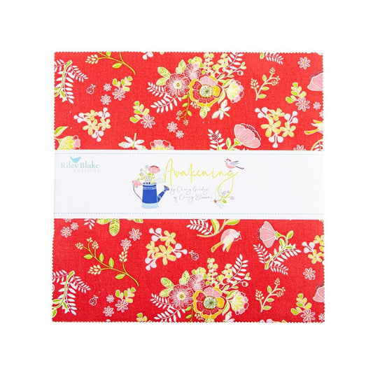 Awakening Layer Cake 10" Stacker 42-Piece Precut Bundle 10-17100-42 - Riley Blake Quilting Cotton Fabric
