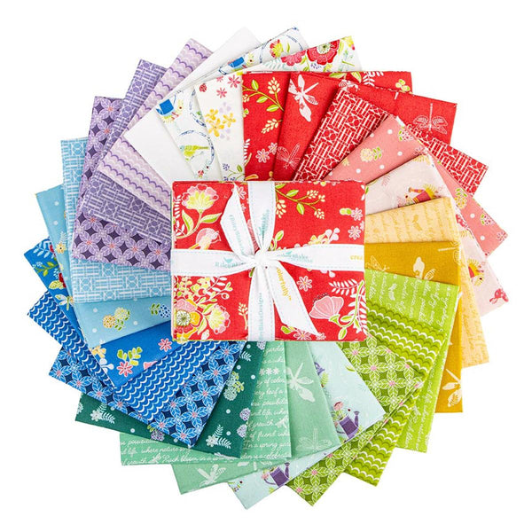 SALE Awakening Fat Quarter Bundle FQ-17100-25 - Riley Blake Designs - 25 pieces Pre cut Precut - Quilting Cotton Fabric