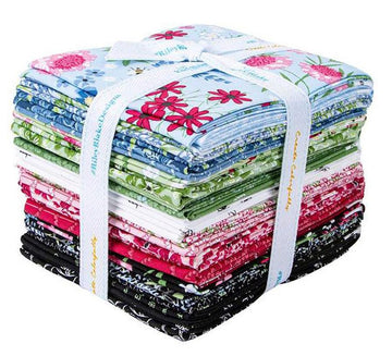 Perennial Fat Quarter Bundle FQ-15420-24 - 24-Piece - Riley Blake Designs -  Precut - Floral Flowers - Quilting Cotton Fabric