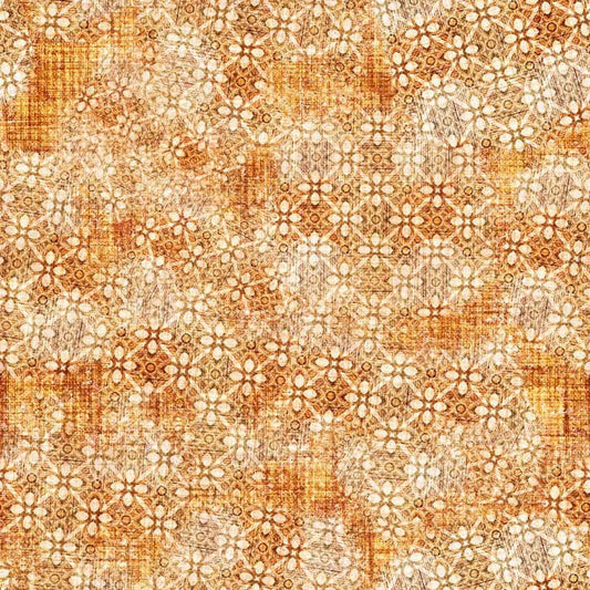 Eye of the Tiger Geo Blender 30479 Saddle Brown A - by QT Fabrics - Texture - Quilting Cotton Fabric