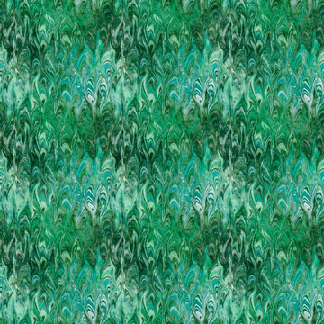 SALE Eye of the Tiger Marble 30480 Green G - QT Fabrics - Texture - Quilting Cotton Fabric