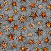 Jeepers Creepers Stars 31012 Smoke K - QT Fabrics - Stars Jack-O'-Lantern Halloween Spooky Season - Quilting Cotton Fabric