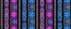 2yd 35" End of Bolt - Night Flight Stained Glass Stripe WIDEBACK 30974 Multi X - QT Fabrics - 108" - Mandala - Quilting Cotton Fabric