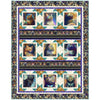 SALE Glamour Shots Quilt Kit - QT Fabrics - Pattern Fabric - Cats Kittens Fantasy Magical - Feline Fantasia - Quilting Cotton Fabric