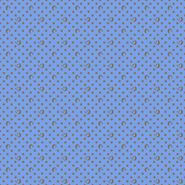 DEAL Ooh Lucky Lucky Stars RS4118 Dusk - Moda Fabrics - Celestial Moon Ditsy - Ru- Star Society - Quilting Cotton Fabric