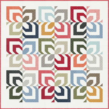 SALE Kaleidoscope Quilt Pattern - Lella Boutique - Moda Fabrics - INSTRUCTIONS Only