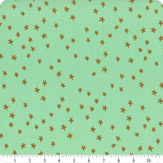 SALE Starry New Blender Stars RS4109 Moss - Moda Fabrics - Small Scattered Novelty Stars - Ru- Star - Quilting Cotton Fabric