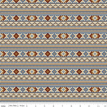 SALE Back of the Chutes Stripe C10131 Parchment - Riley Blake Designs - Geometric Lines Squares Diamonds - Quilting Cotton Fabric