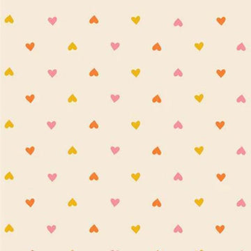 Juicy Hearts RS0091 Multi - Moda Fabrics - Novelty Retro Heart - Quilting Cotton Fabric