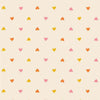 14" End of Bolt - Juicy Hearts RS0091 Multi - Moda Fabrics - Novelty Retro Heart - Quilting Cotton Fabric