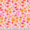 Animal Animal Snail RS5163 Cotton Candy - Moda Fabrics - Retro Snails Floral Flowers Mushroom - Ru- Star Society - Cotton Fabric