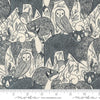 26" End of Bolt - Woodland Wonder Main 48390 Cloud - Moda Fabrics - Animals Bear Owl Leaves Bunny - Quilting Cotton Fabric