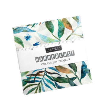 SALE Wanderlust Charm Pack 5" Stacker Bundle - Moda Fabrics - 42-Piece Precut  - Quilting Cotton Fabric