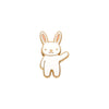 SALE Needle Minder Bunny RS-7081 - Ru- Star Society - Moda Fabrics - Enamel Magnet Rabbit Bunny Needle Holder