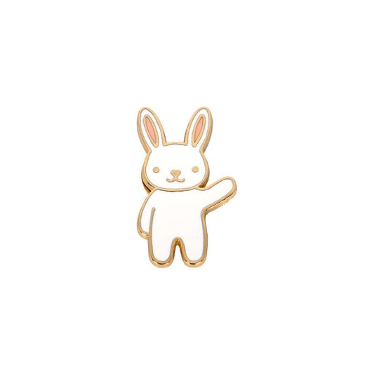 SALE Needle Minder Bunny RS-7081 - Ru- Star Society - Moda Fabrics - Enamel Magnet Rabbit Bunny Needle Holder