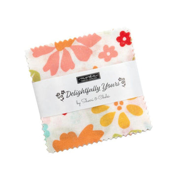 Delightfully Yours Mini Charm Pack 2 1/2" Stacker Bundle 37700MC - Moda Fabrics - 42-Piece Precut  - Quilting Cotton Fabric