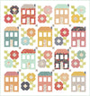 SALE Delightfully Yours Quilt Kit KIT37700 - Moda Fabrics - Floral Houses Homes Flowers Leaves Leaf - Quilting Cotton Fabric