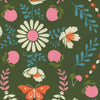 Juicy Retro Fruit RS0085 Sarah Green - Moda Fabrics - Poppy Garden Floral Flower - Quilting Cotton Fabric