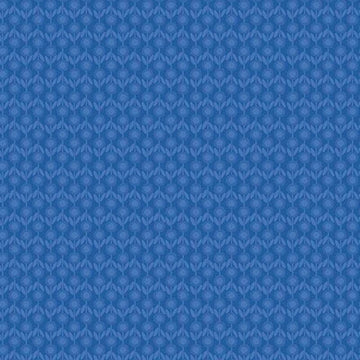 Bee Beary Happy Tonal Flower Blender 31678 Blue B - QT Fabrics - Floral Leaf Leaves Petals - Quilting Cotton Fabric