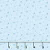 17" End of Bolt - SALE Woodland Musicians Tone on Tone DC9018 Breeze by Michael Miller - Light Blue Notes Music  - Quilting Cotton Fabric