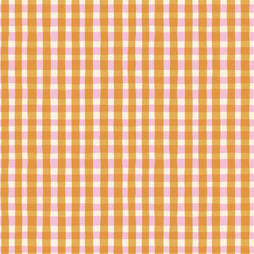 Egg & Friends Tablecloth RS3096 Honey - Moda Fabrics - Checkers Plaid - Ru- Star Society - Quilting Cotton Fabric