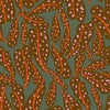 9" End of Bolt - Calathea Floral RS5187 Cocoa - Moda Fabrics - Spotted Leaves Leaf - Ruby Star - Quilting Cotton Fabric